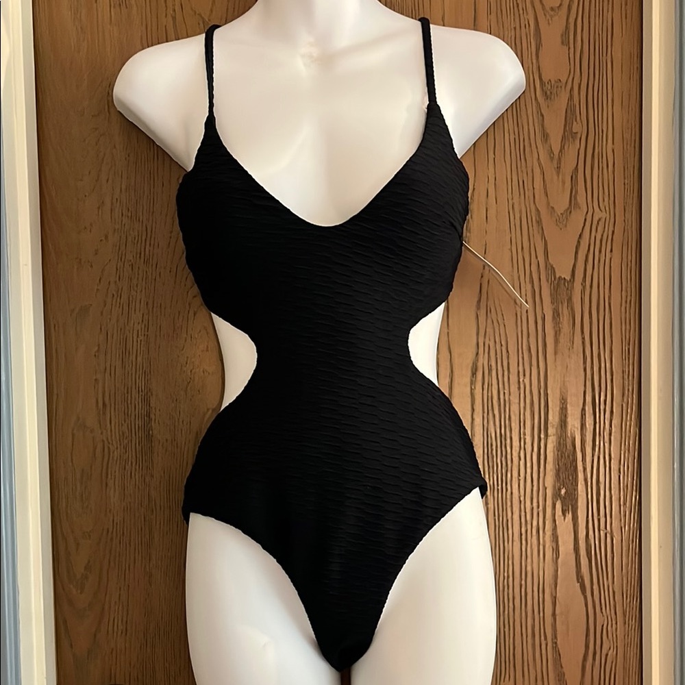 NWT Victoria's Secret Black One Piece Swimsuit